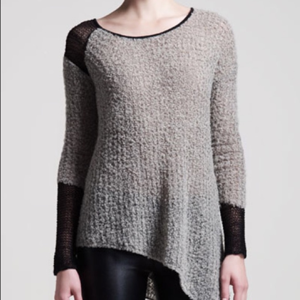 Helmut Lang Asymmetrical Knit Sweater